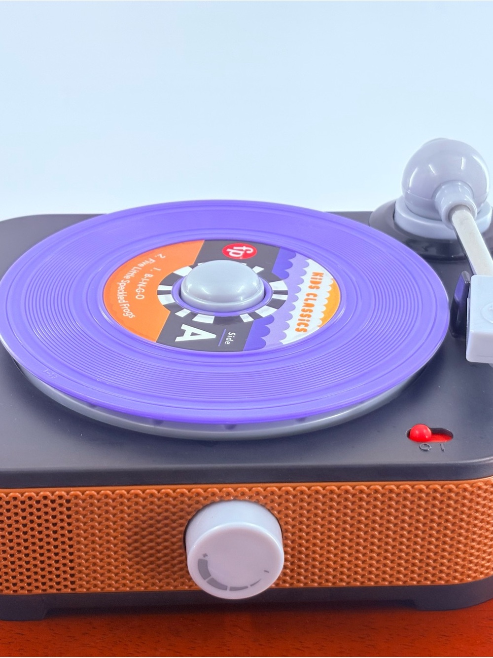 Fisher-Price Purple and Orange Toy Record Player
